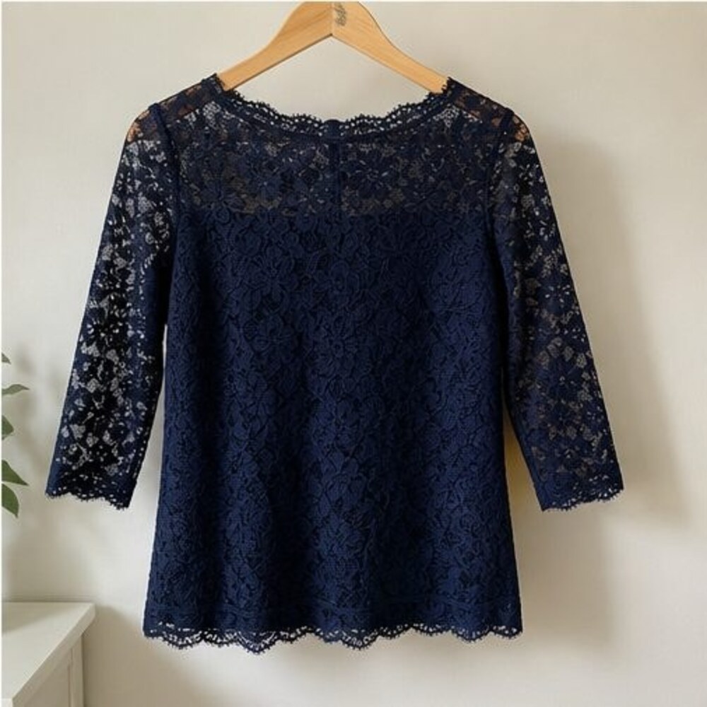 Teal V Neck Top